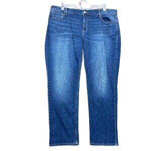 Old Navy Womens Mid-Rise Wow Boyfriend Jeans Size 18 Blue Denim